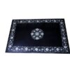 marble inlay center table mother of pearl
