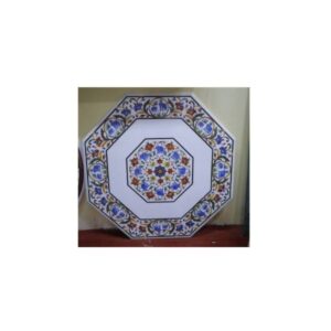 Marble inlay dinig table top