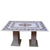 Marble square coffee table